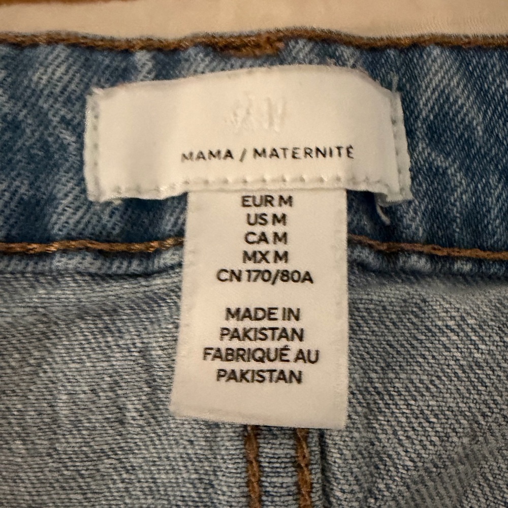 H&M Light Blue Wide Leg Jeans Maternity jeans - Picture 14 of 14